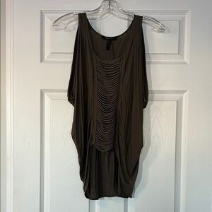 BCBGMaxAzria olive color tank Top